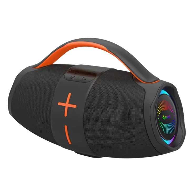 Фото Колонка Kisonli K13 Large 20w с Bluetooth, сабвуфером и LED RGB подсветкой