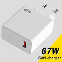 67W USB Charger Quick Charge3.0 Phone Fast Charging Charger Wall Adapter for Samsung Xiaomi Poco iPhone 14 13 iPad Chargers