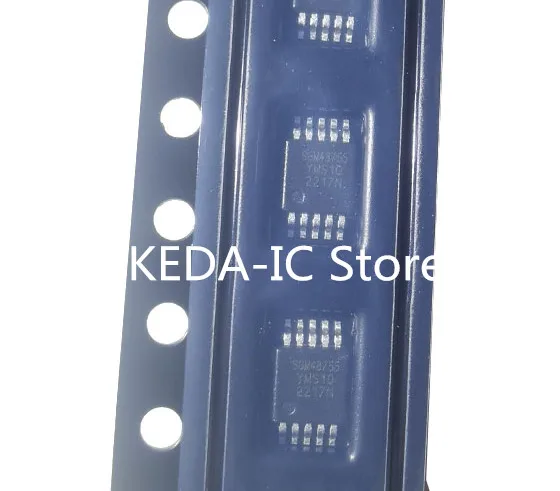 10PCS~500PCS/LOT   SGM48755YMS10G/TR  SGM48755YMS10  MSOP10  New original