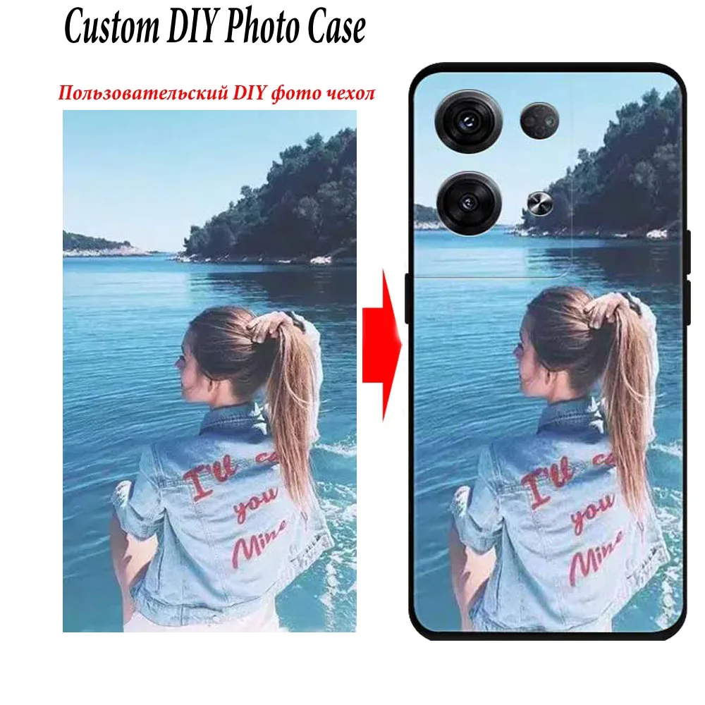 

Customized Phone Cases For OPPO Reno 8 Pro Plus 8T 7 Reno7 5G Covers DIY Design Photo Picture Reno8 T Find X5 Lite Silicone Case