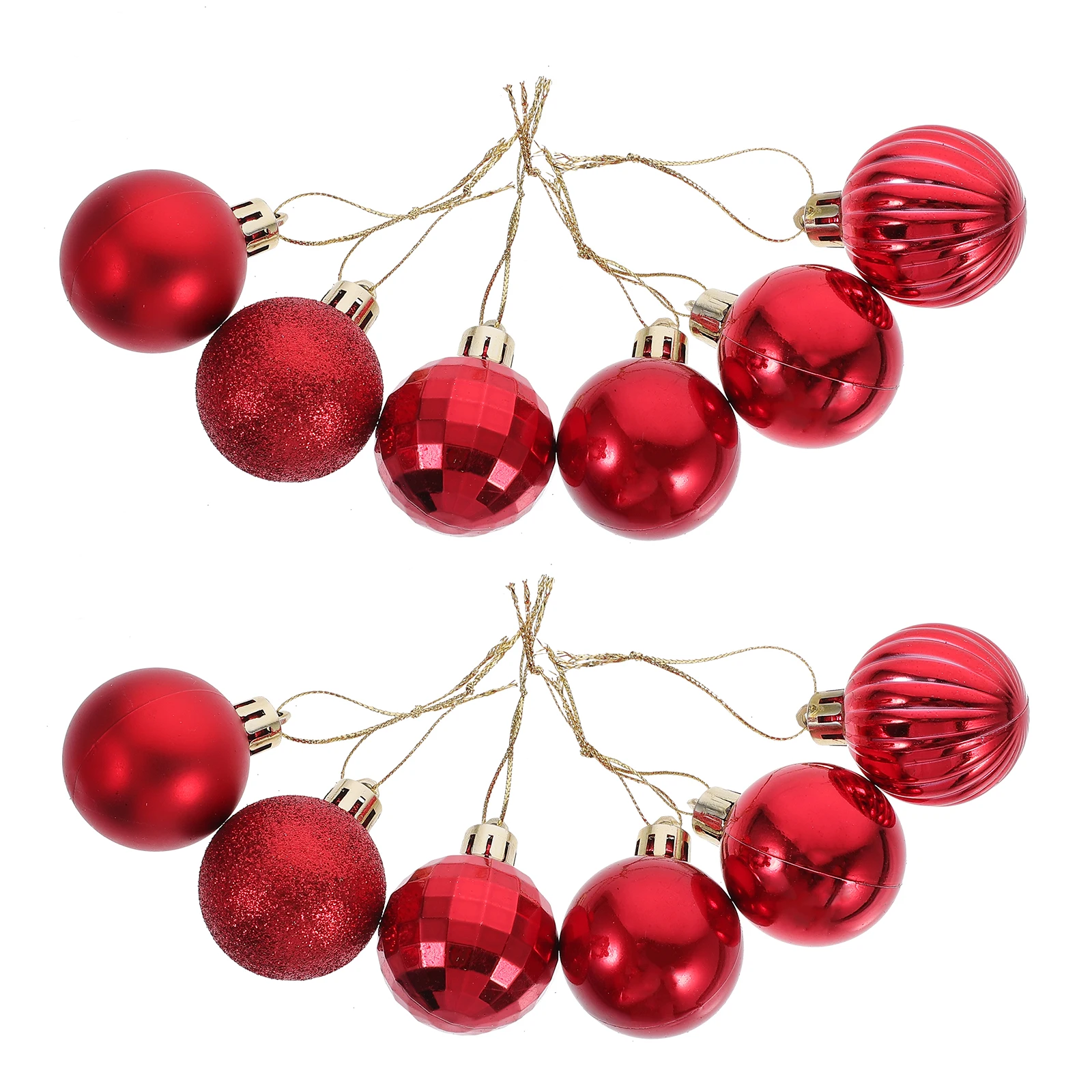 

36 Pcs Party Christmas Tree Decoration Balls Outdoor Ornaments for Indoor Decorations