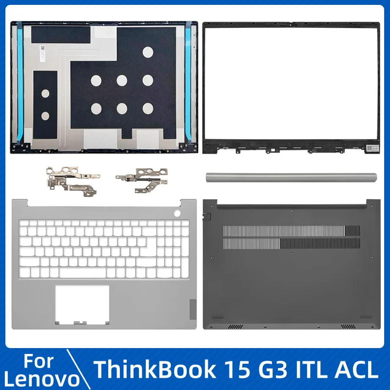 

New Rear Lid Top Case For Lenovo ThinkBook 15 G3 ITL ACL Laptop LCD Back Cover/Front Bezel/Palm rest/Hinges/Bottom Case/Keyboard