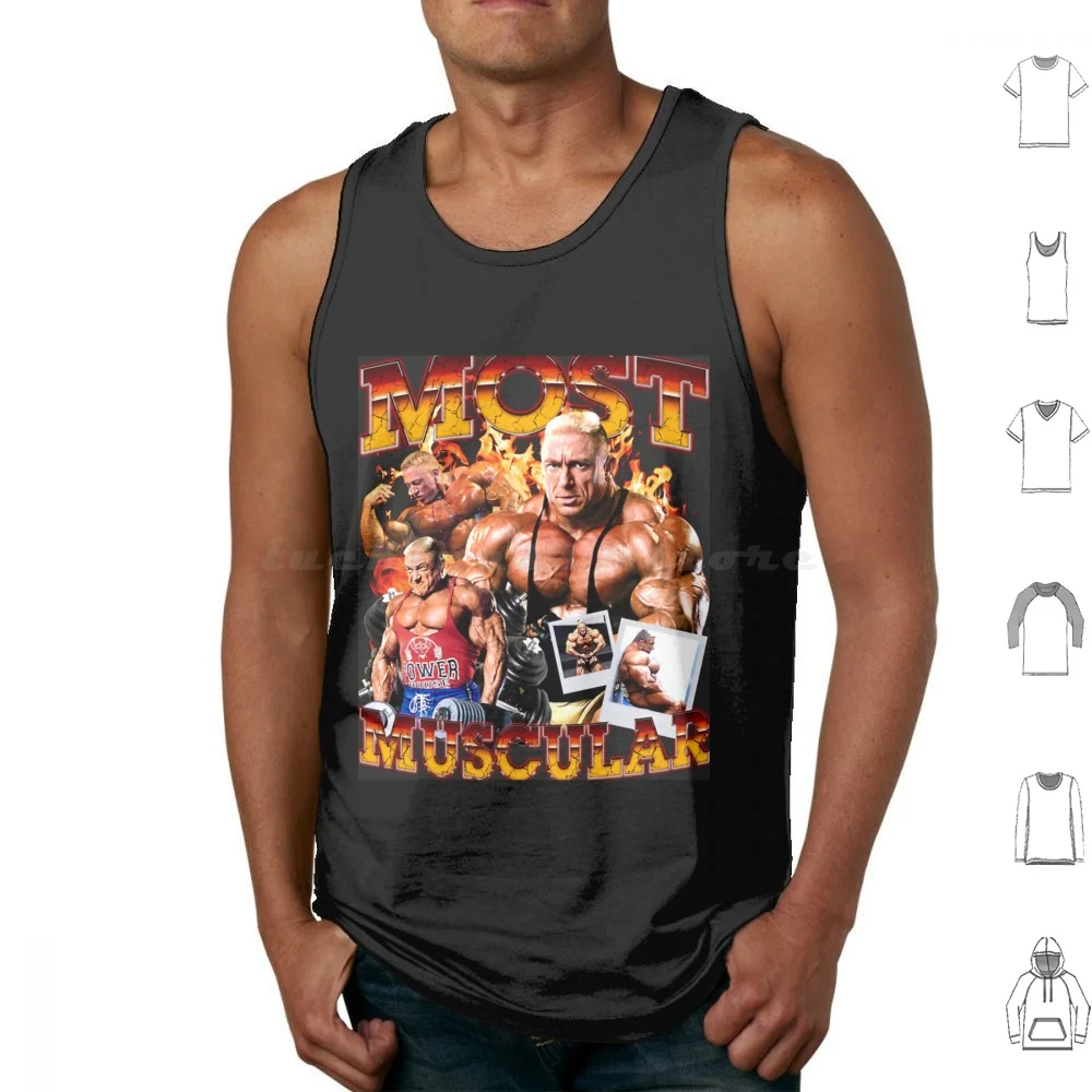 Markus Rühl Tank Tops Print Cotton Muss Ned Schmecke Muss Wirke Krafttraining Gym Deutscher Bodybuilder Deutsch German