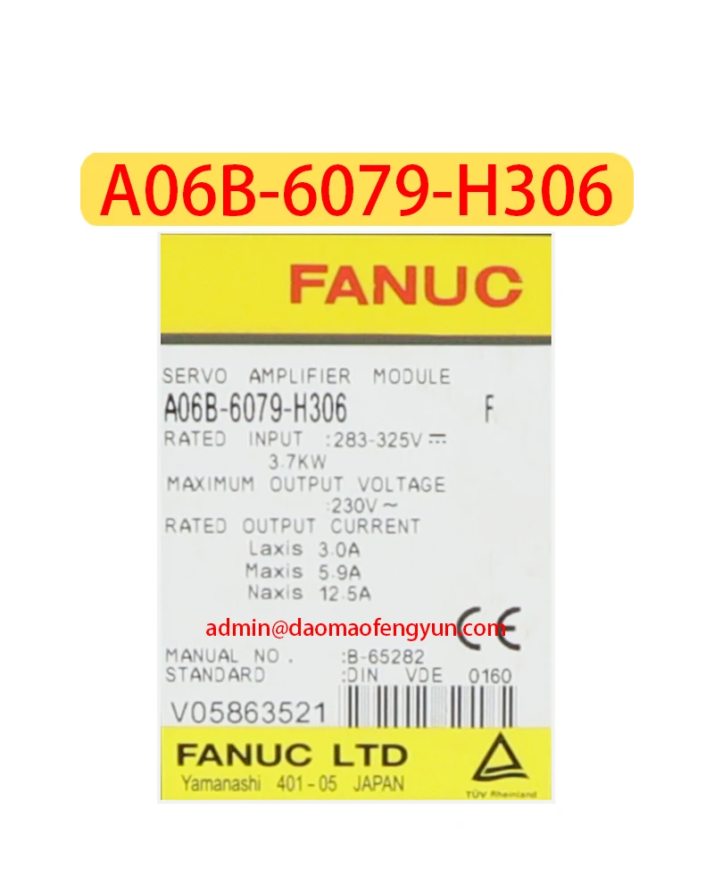 A06B-6079-H306 Used Servo Drive，A06B 6079 H306，Fast shipping，in stock