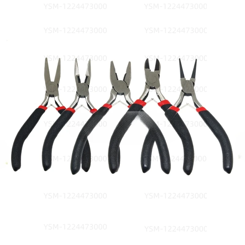 4.5 Inch, Wire Pliers, Round Head, Diagonal Head Pliers, Pointed Head, Flat Mouth Pliers