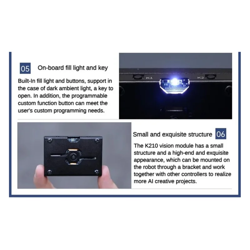 A19E-K210 وحدة بصرية Wondermv وحدة التعرف على الرؤية كاميرا ذكية لوحة تطوير Python مستشعر Canmv قابل للبرمجة #5