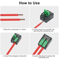 【BUY NOW】75PCS Lever Wire Connectors, 24-12 AWG Quick Electrical Wire Splice Connectors Push-in, 2/3/5 Conductor Combination Kit