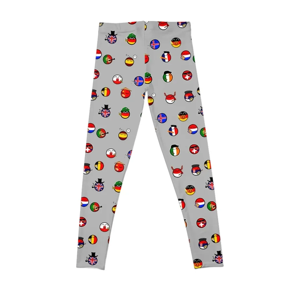 Countryballs Pack Leggings sport set sportswear woman gym 2025 Pants sport Women's pants Womens Leggings image 2