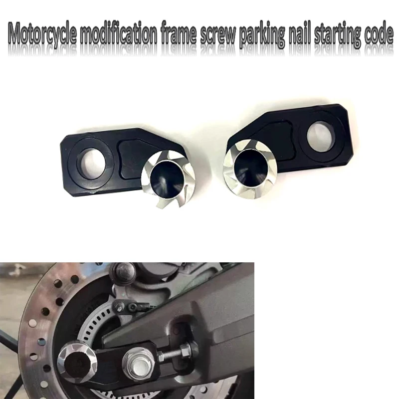 

For Honda CB650R CBR650R 2019 2020 2021 2022 2023 Motorcycle modification frame screw parking nail starting code Slip on Honda