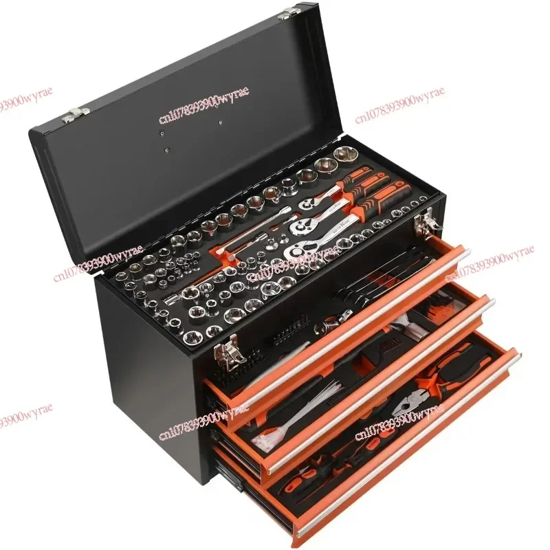 408 Pieces Mechanic Tool Set Socket Wrench Set Combination Ratchet Spanner Hand Tool Sets With Drawer Heavy Duty Box