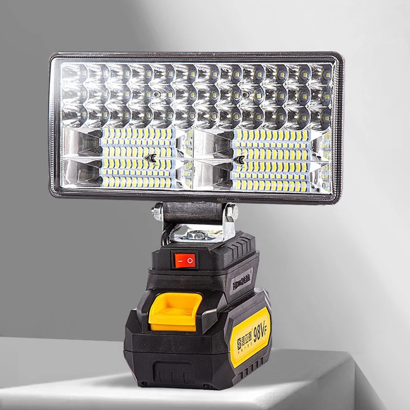 

For Milwaukee 18V Li-ion Battery LED Work Light 3/4 Inch Flashlight Portable Emergency Flood Lamp Camping Lamp