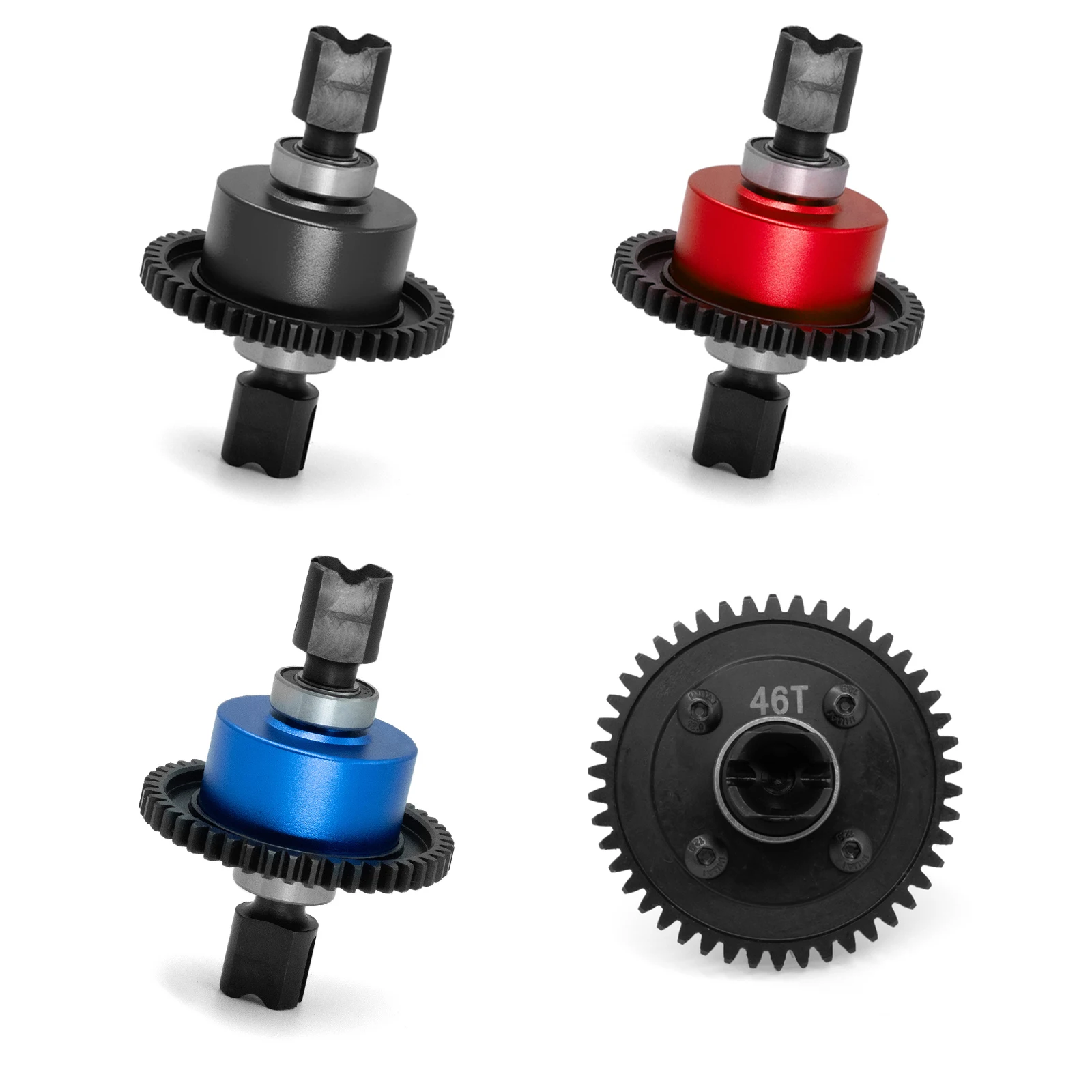 

46T Medium Differential Assembly for Arrma 1/8 Karton,Typhon,Outcast 1/7 Mojave F1, Medium Carbon Steel Components