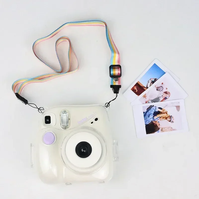 Capa protetora de cristal com alça para FUJIFILM Instax mini 7+