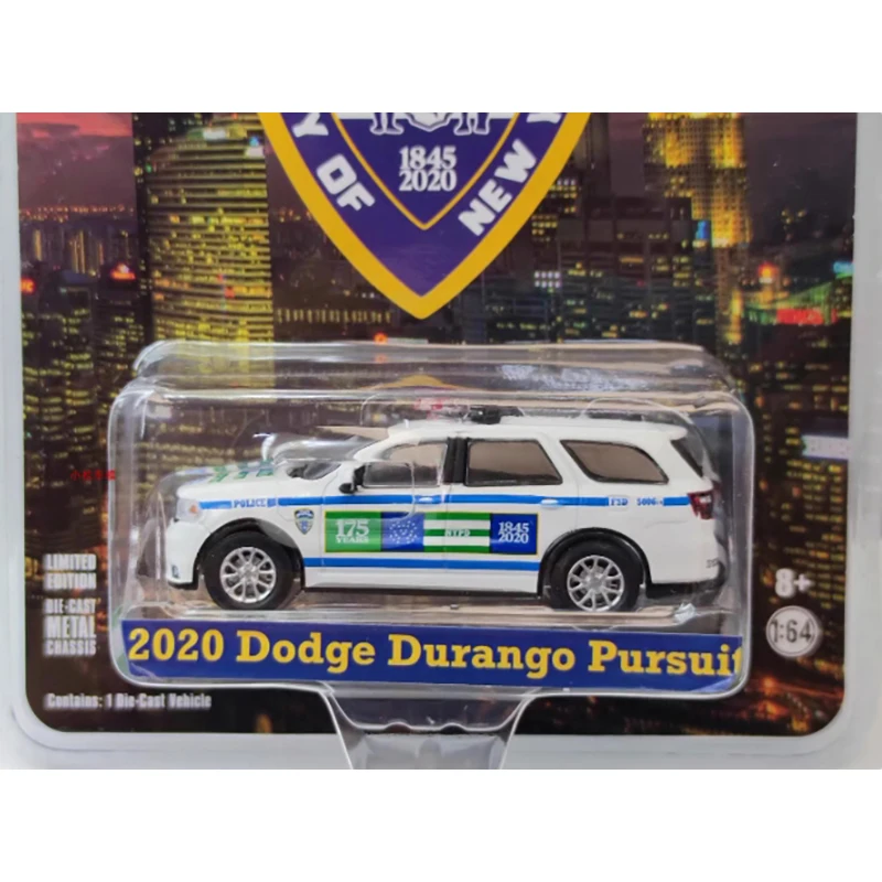 GreenLight Scala 1:64 2018 Durango/2020 Durango Pursuit Modello di auto in lega Classici Regalo souvenir per adulti Hobby e giocattoli