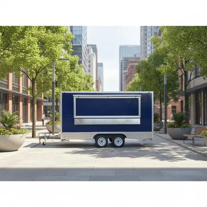 Customized Food Trucks Trailer For Sale In Germany Fully Equipped Kitchen Vending Drink Trailer Hot Dog Foodtruck Mobile Kitchen