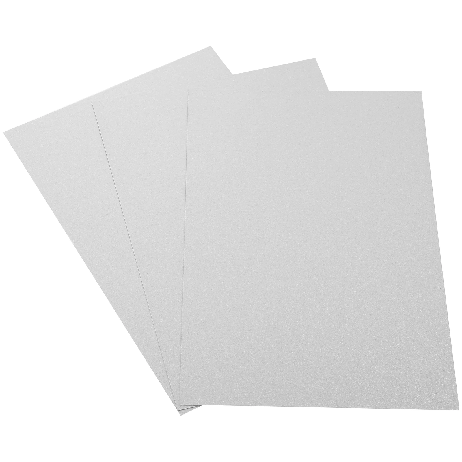 3 Pcs 20x30cm Sublimation Metal Photo Sign Blanks Aluminum Plates Pearl Silver DIY Craft Material Wall Decor Poster