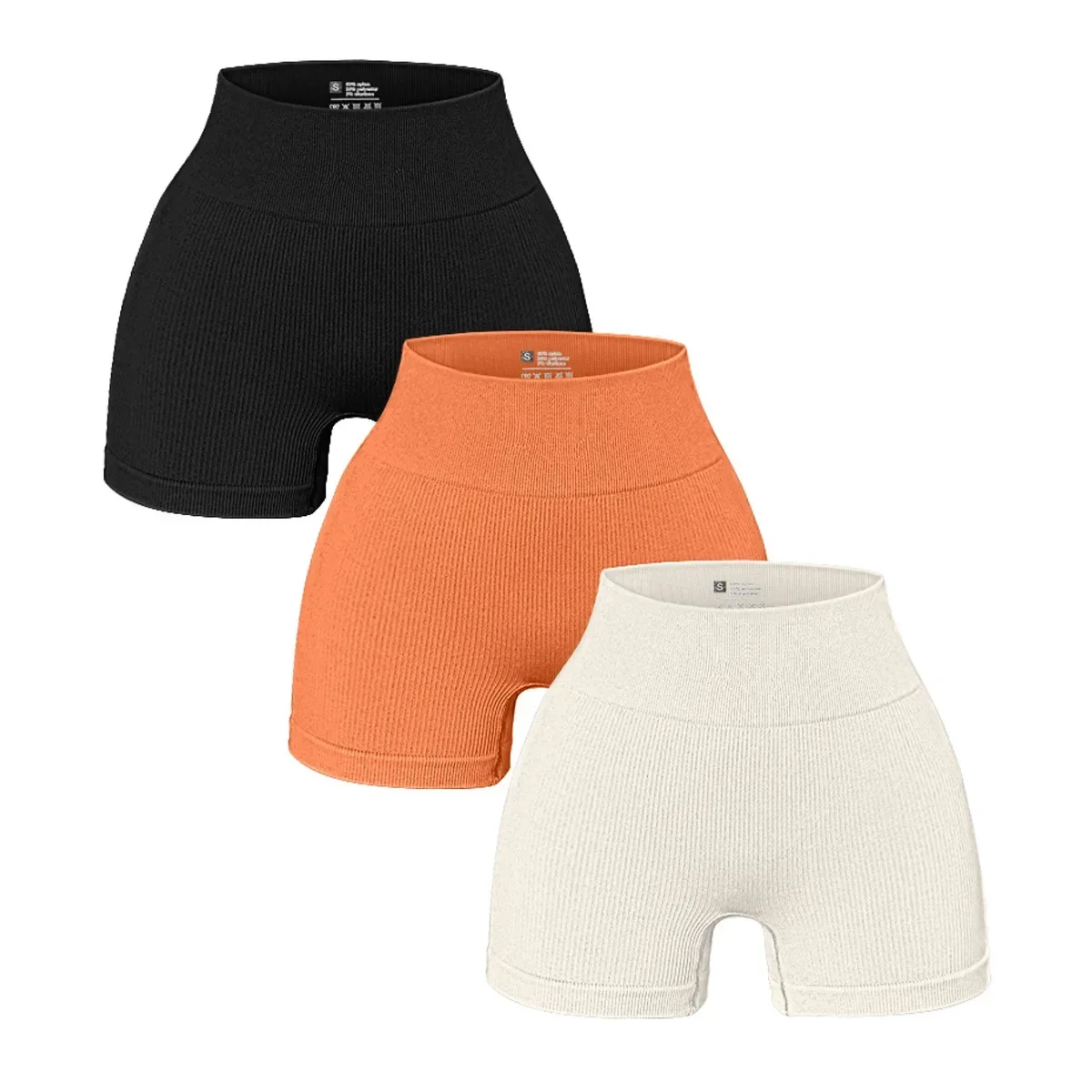 Pantalones cortos deportivos roscados, pantalones cortos sexis para Yoga y Fitness, mallas deportivas de cintura alta para levantamiento de cadera, pantalones cortos deportivos para mujer