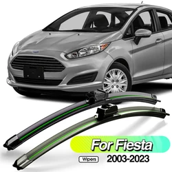 For Ford Fiesta MK5 MK6 MK7 2003-2023 2pcs Front Windshield Wiper Blades Windscreen Window Accessories 2004 2012 2015 2018 2020