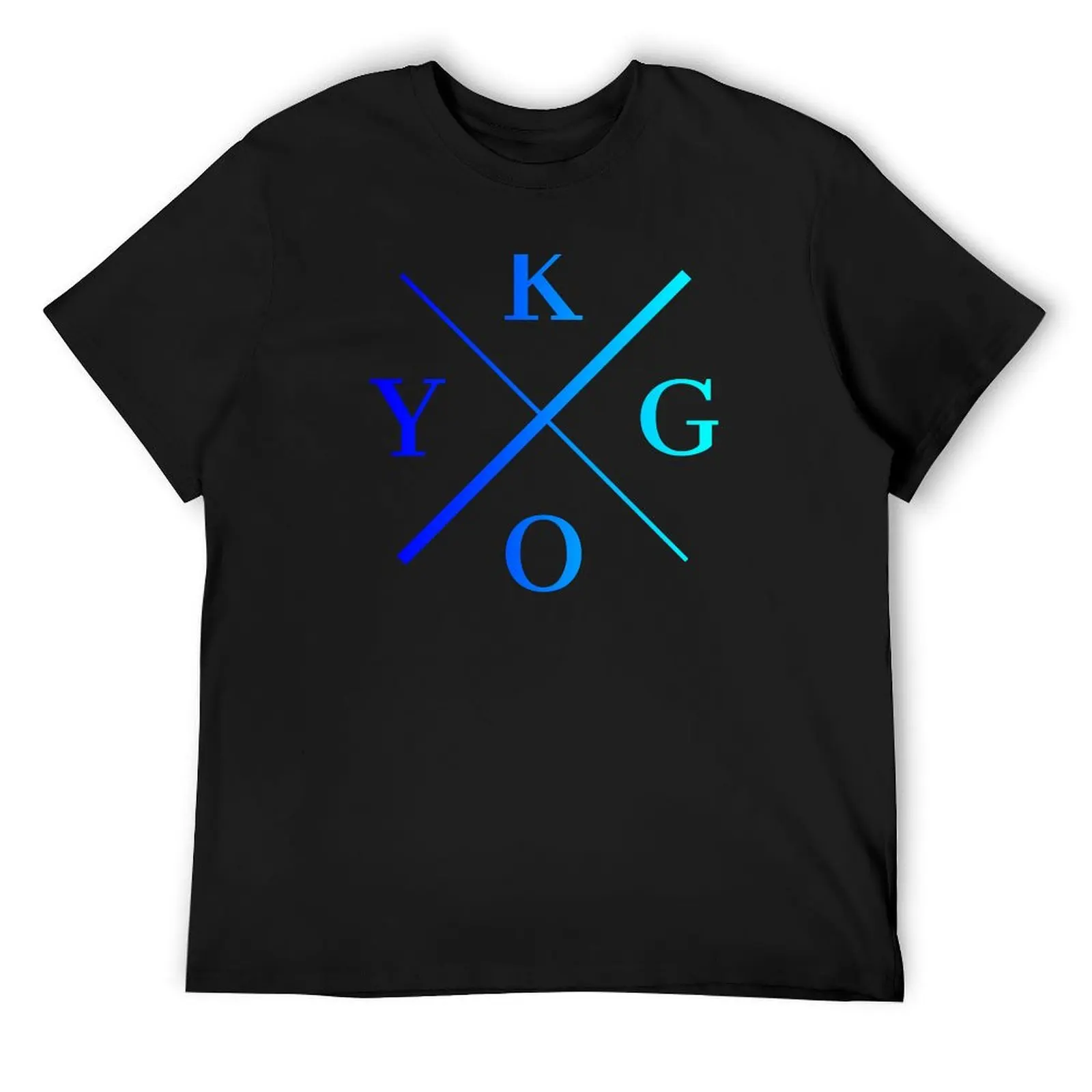 Kygo saturated sky T-Shirt plain boys animal print vintage clothes men workout shirt