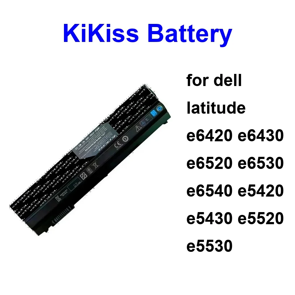 

Аккумулятор 8858X M5Y0X 9-элементный T54FJ 6 для ноутбуков Dell Latitude E6420 E6430 E6520 E6530 E6540 E5420 E5430 E5520 E5530, 5000-9200 мАч