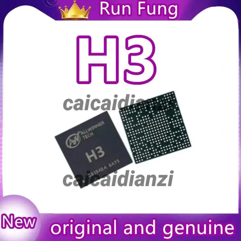 1pcs/lot  H3 ARM H3 CPU H3 BGA BGA347 Quad-core intelligent set-top box CPU processor chip  In Stock New Original