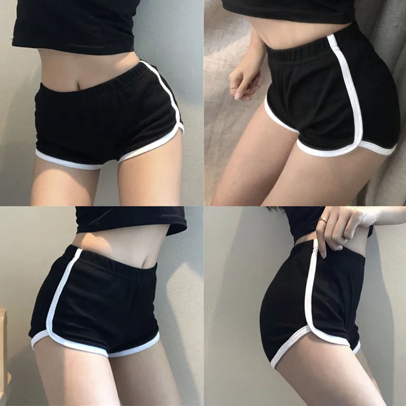 Summer Women High waisy Sport Shorts Home Yoga Pants Stretchy Short Trousers For Female Sports Running Exercise Shorts
