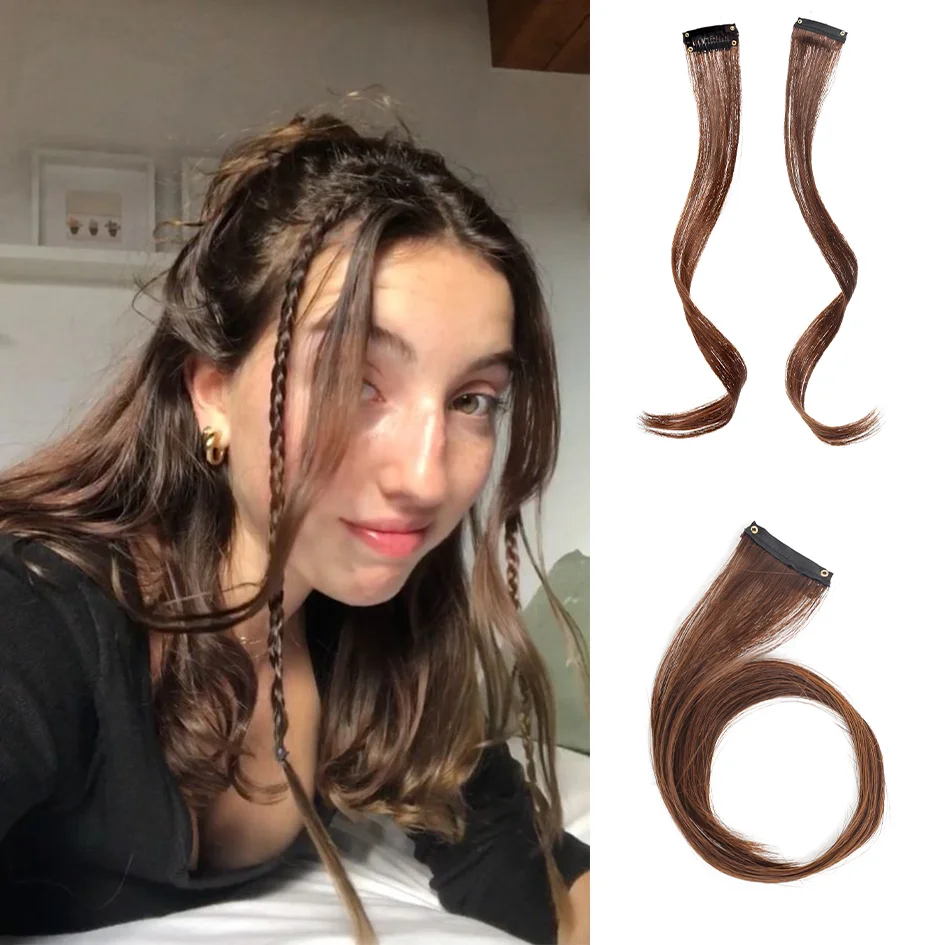 

Synthetic hair 10 Inches/14 Inches long whiskers and bangs, paired with BB clips for easy wearing without missing edge