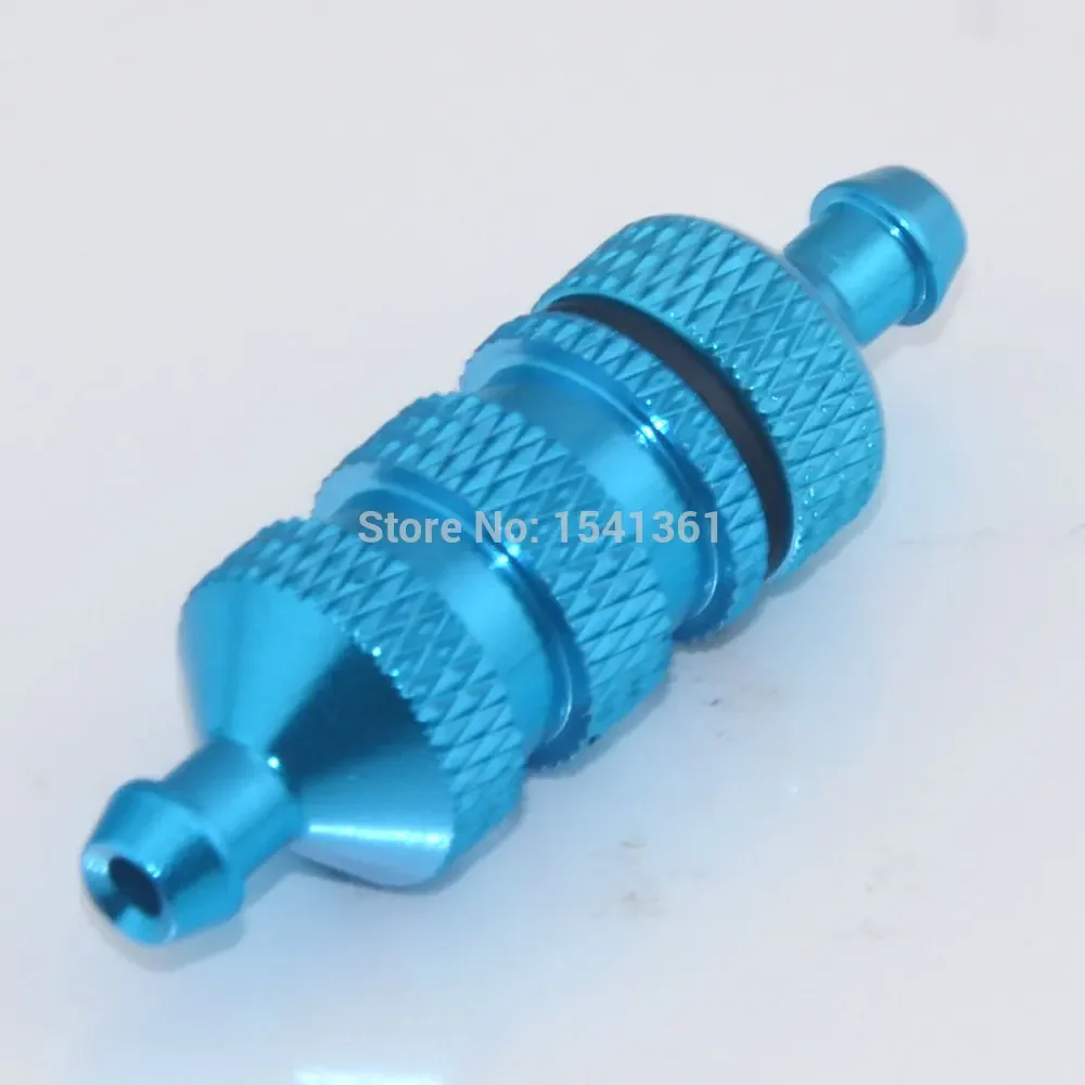 Aluminum Fuel Filter Nitro 1/10 RC Car Model Upgrade Parts Blue HSP 02156