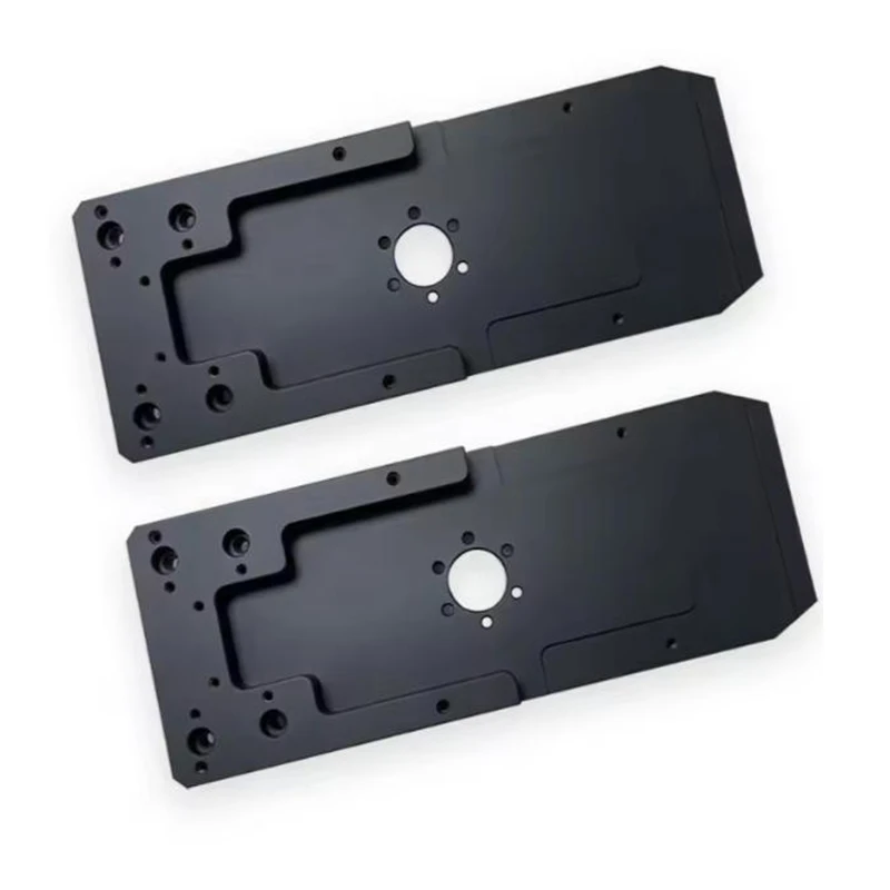 CNC Metal Machining Black Oxidation Anodized Finishes Aluminium Custom Parts Milling CNC Machining
