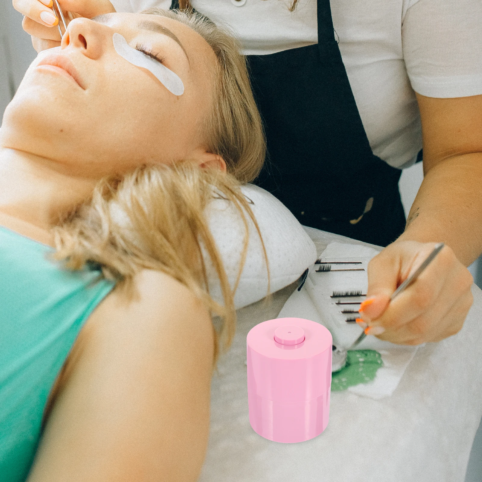 Eyelash Extension Glue Storage Container ABS Material Wear Resistant Sealed Design for Dust Proof Lightweight Portable