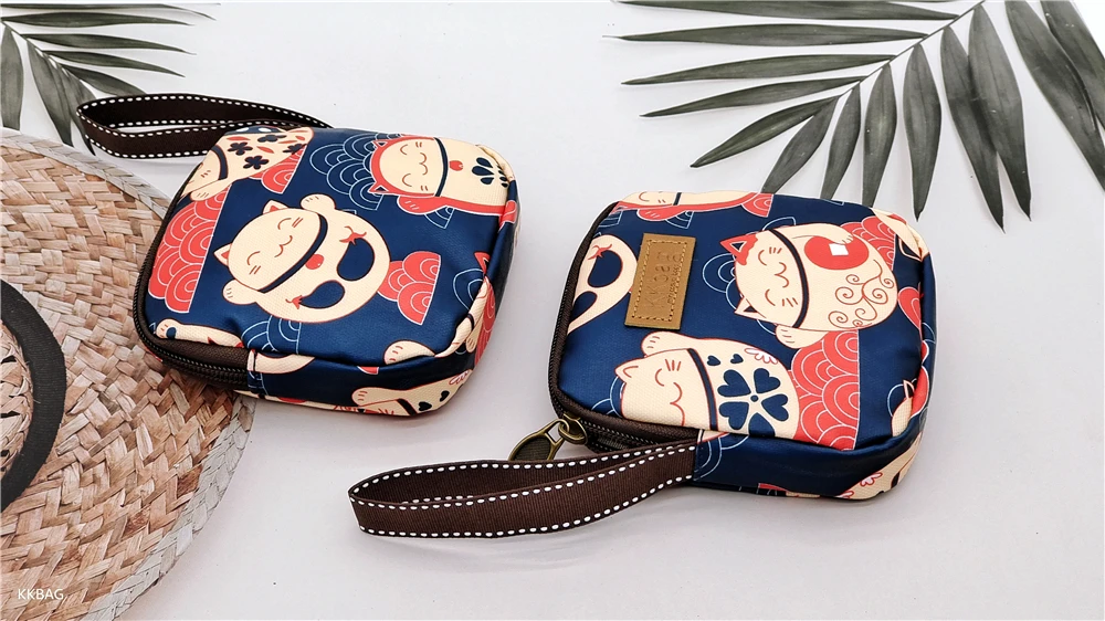 Nette Tampon Lagerung Tasche Frauen Mädchen Serviette Sanitär Pad Beutel Kosmetik Tasche Fall Tragbare Geldbörse Mini Reise Veranstalter – Detail 13