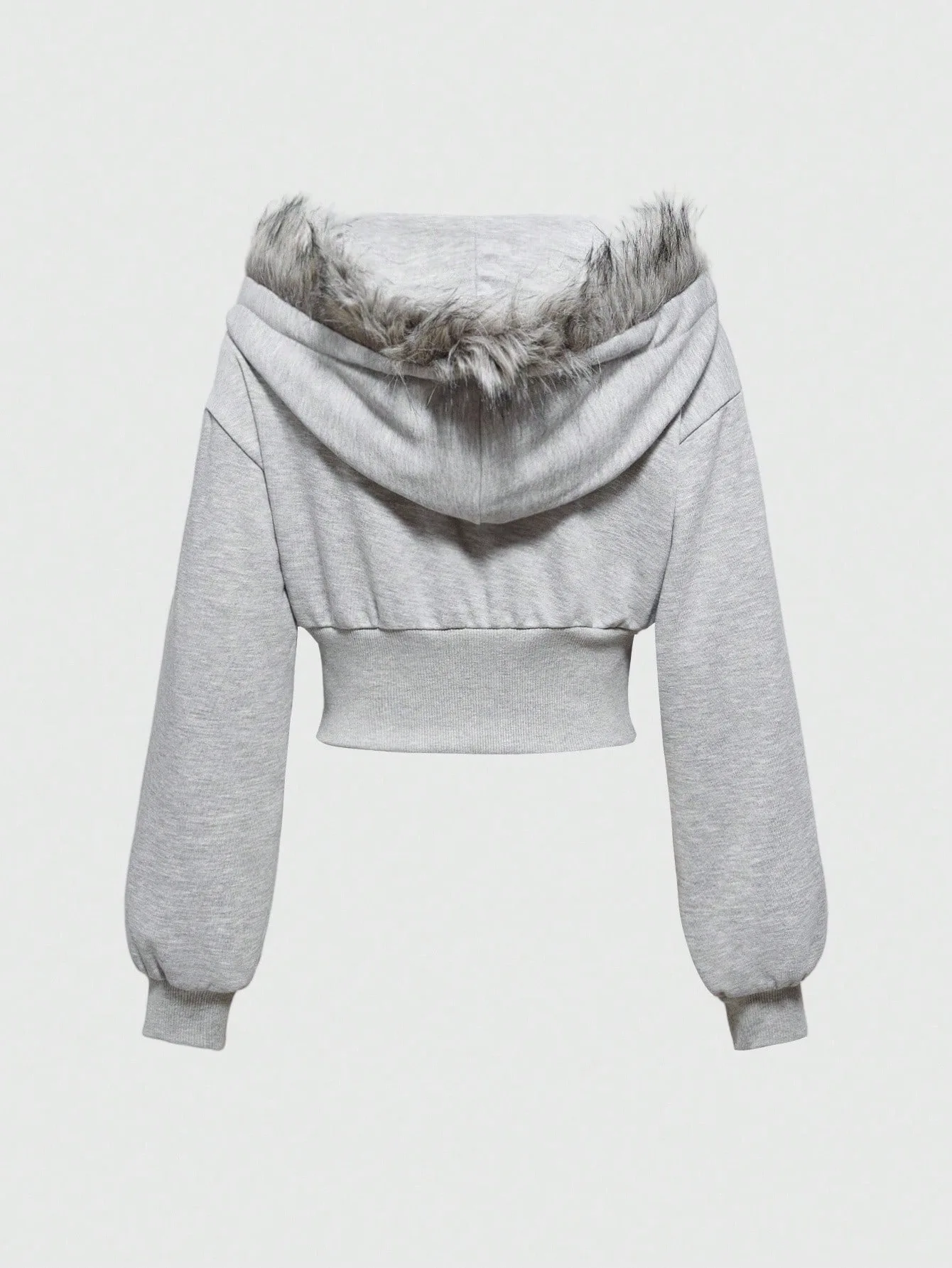 アメリカンレトロパッチワークカーディガン スポーツウェア カジュアルジッパー スリムフィット ショートジャケットトップ 長袖ファーカラー