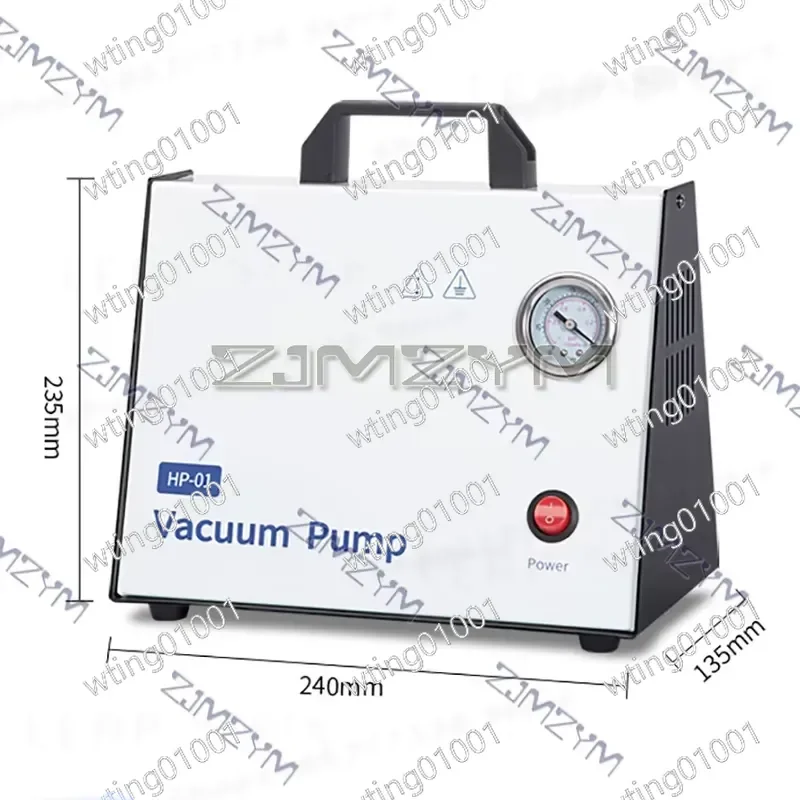 for 15L/min Oil-Free Diaphragm Vacuum Pump Positive and Negative Pressure Small Electric Suction Pump