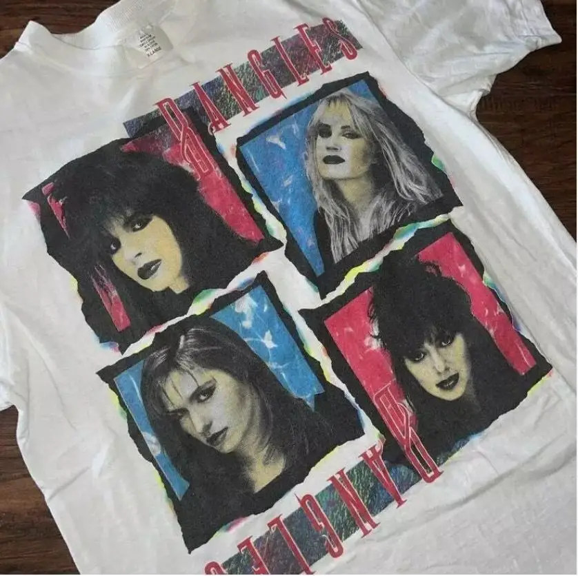 The Bangles 1986 Concert T Shirt reprinted rock band