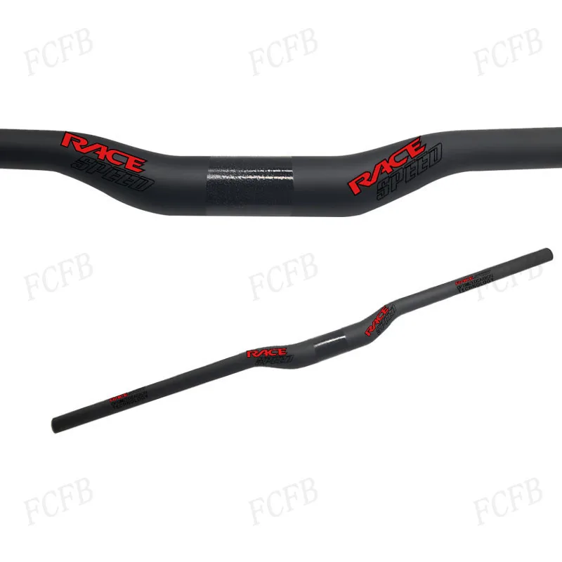 سباق السرعة T1000 الكربون المقود الجبلية المقود شقة أو الارتفاع المقود الأسود 31.8*580-/700/720/740/760/780 مللي متر أجزاء إطار الدراجة