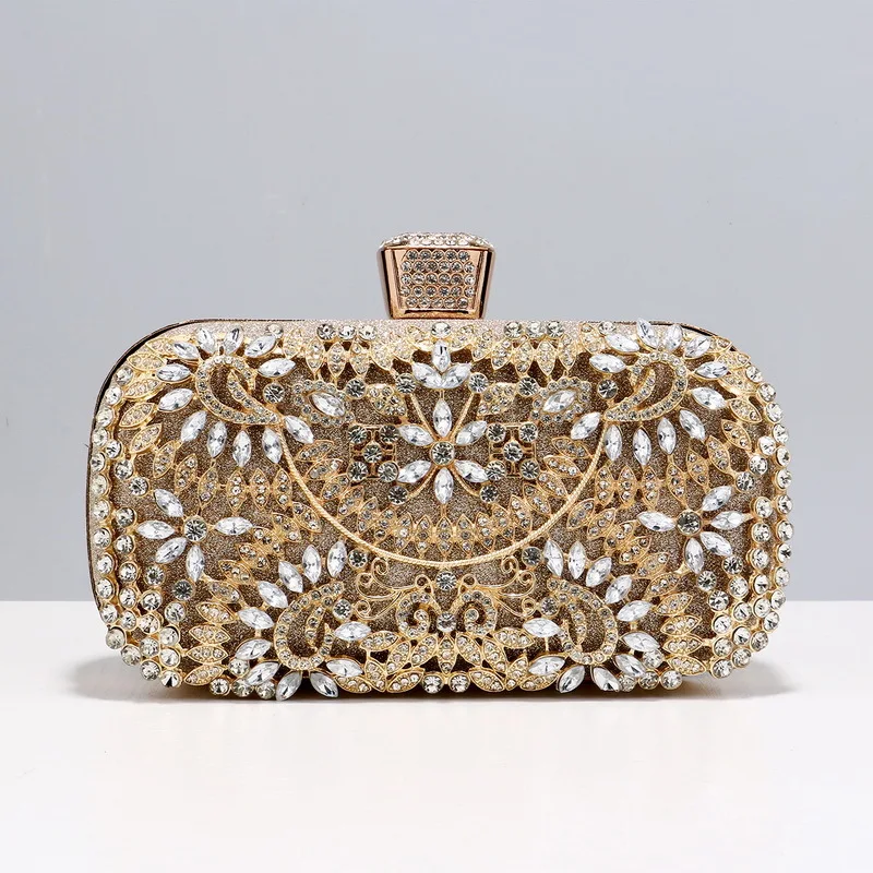 

Женская сумка с бриллиантами 2025 года, универсальный клатч для банкетов и вечерних платьев