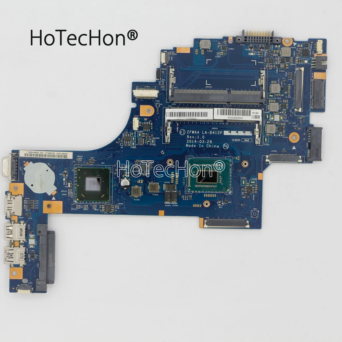 

K000888840 uma Motherboard LA-B412P w/i3-3217U ZFWAA for Toshiba Satellite C50-B C55-B Laptop