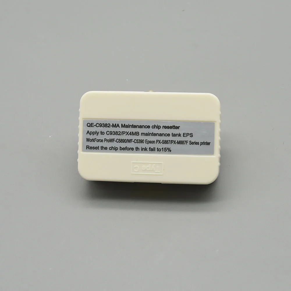 Maintenance Box C9382 Chip Resetter For Epson WorkForce C5890 WF-C5390 C5390 C5890 PX-S887 PX-M887F Printer
