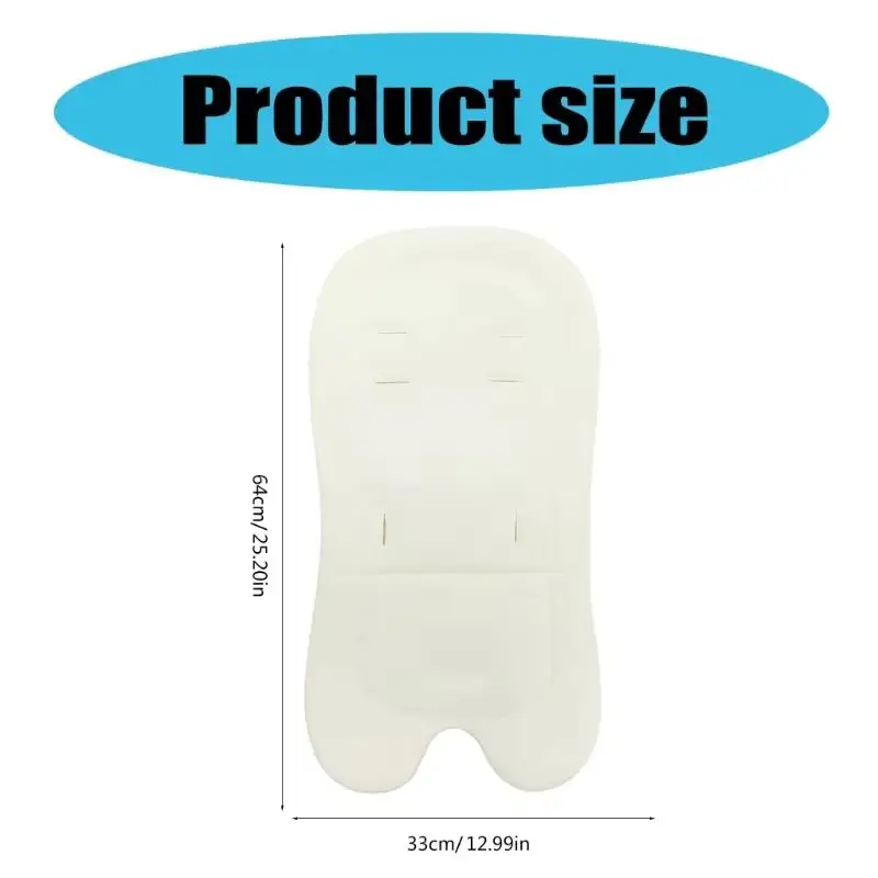 Baby Seat Cushion Kids Stroller Seat Pads Universal Baby Sleeping Bed Cushions Soft Comfortable Base Mats Outdoor Pram Seats Pad