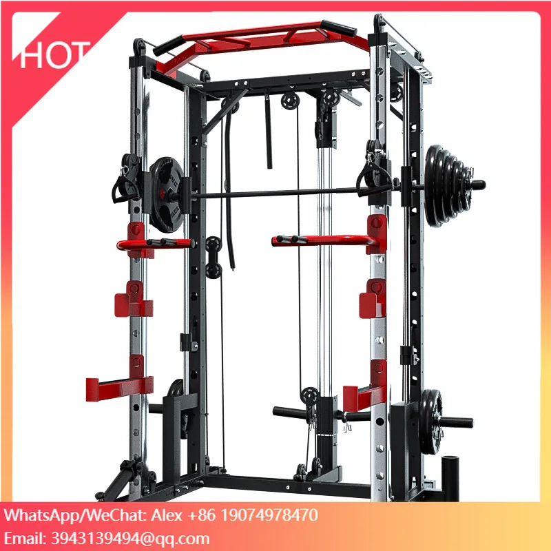 

Commercial Home Use Fitness Equipment Functional Trainer Smith Machine Squat Rack All In One Multi Functional Machine