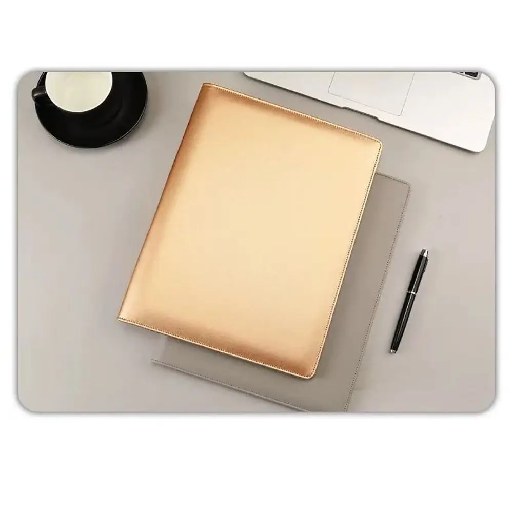 

Portable A4 Multifunctional Folders Multicolor PU Leather Business Files Card Holder Pen Insert A4 File Folder Conference