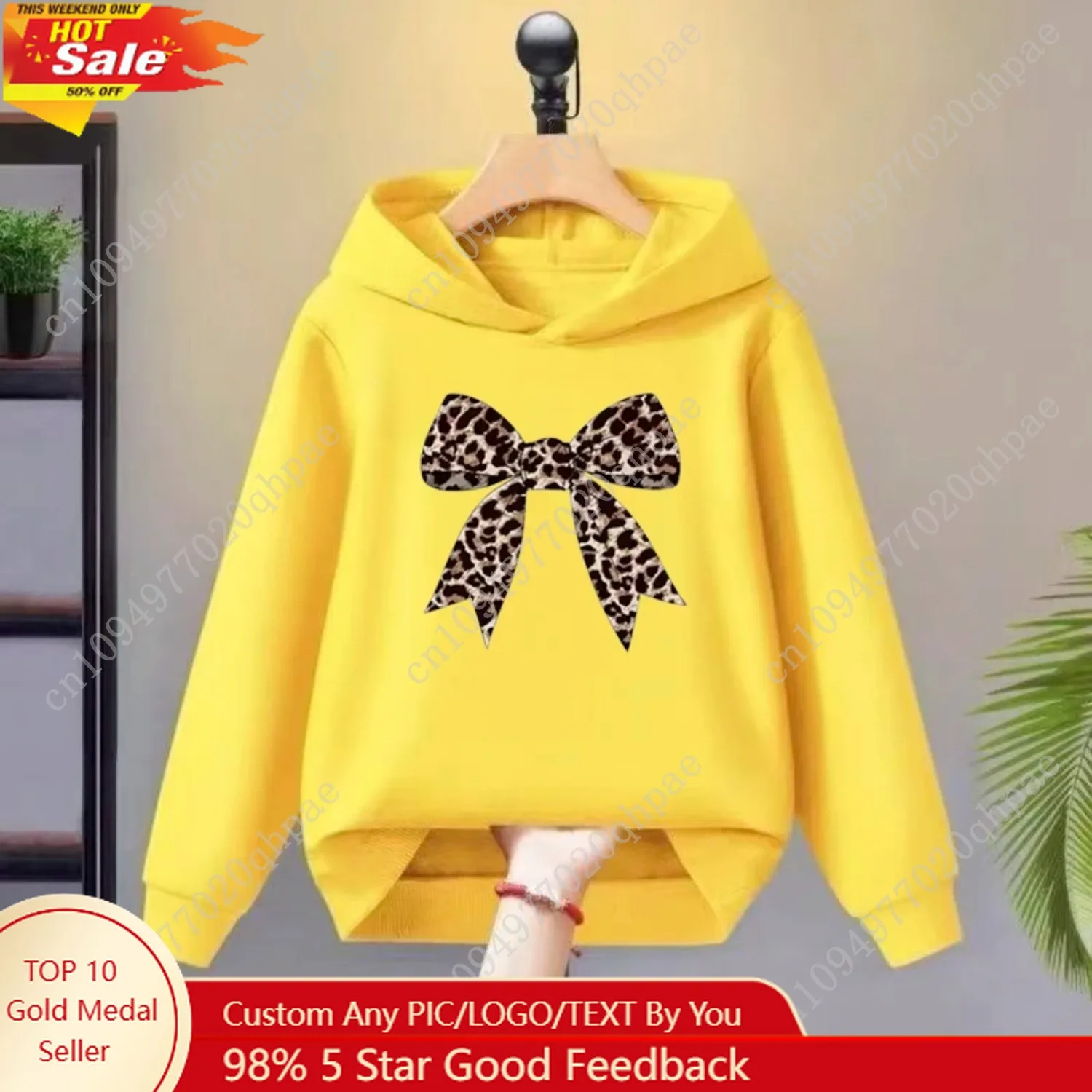 

Kids Printed Leopard Print Butterfly Festival Hoodie For Boys and Girls Aged 2-12 Casual Fashionable Fun Jogging Long Sleeved