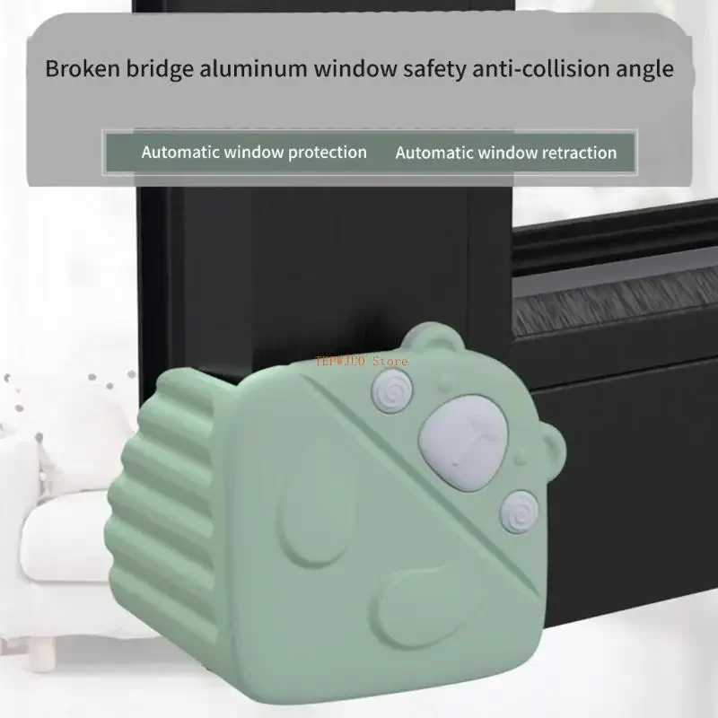 Protecteur d'angle de fenêtre absorbant les chocs U50F, Installation facile, sécurité pour tout-petits