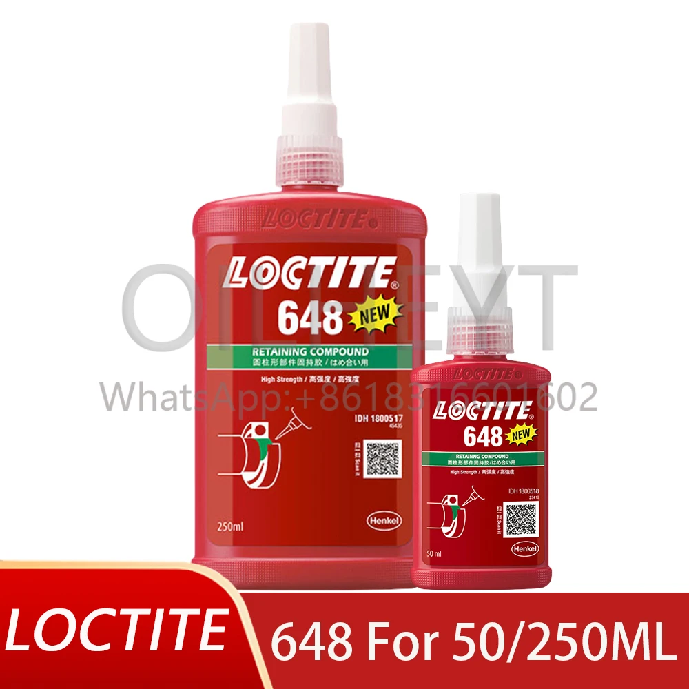 Loctite 648 Bearing Small Clearance Rotor Fixing Curing Agent High Temperature Resistant Cylindrical Original Product