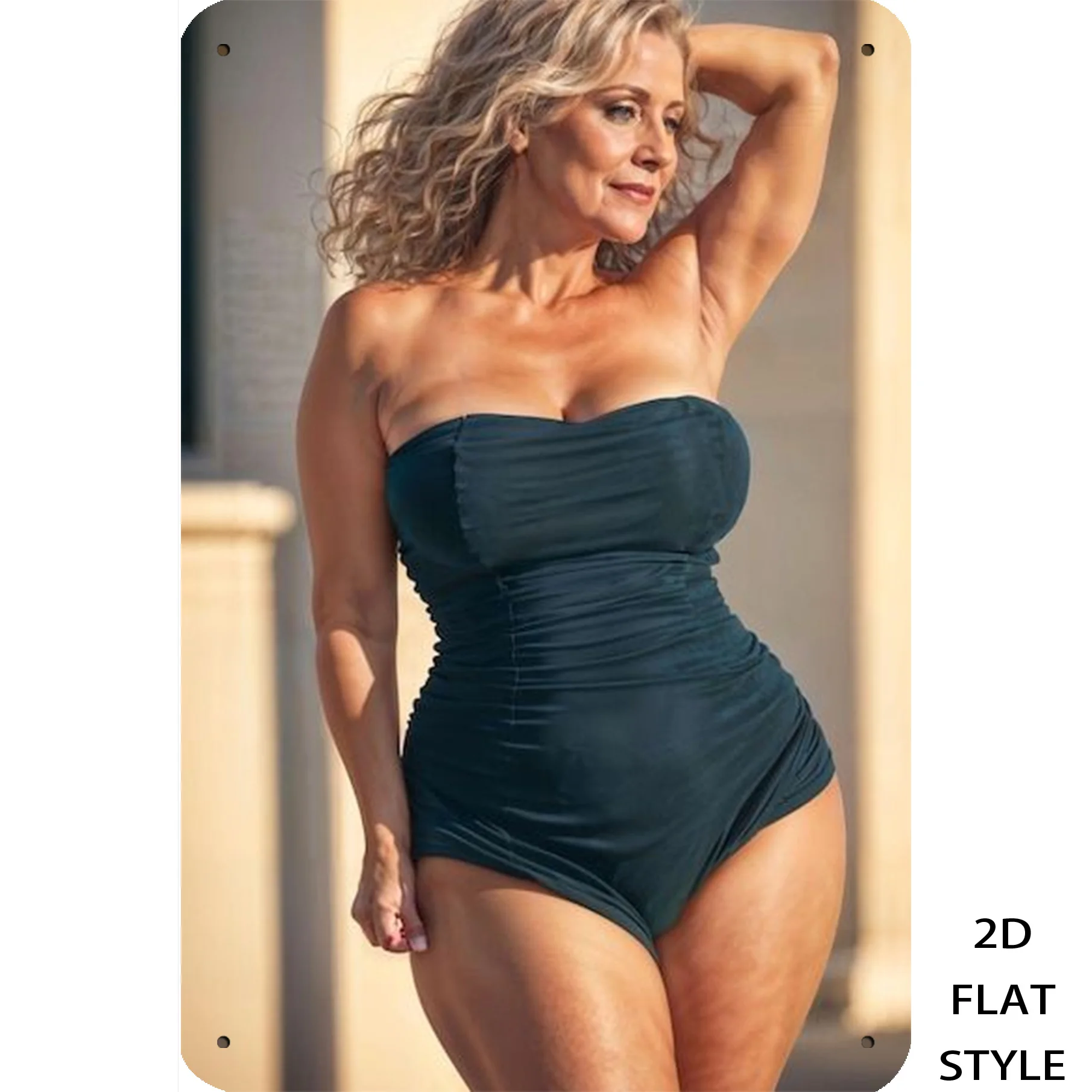 Vintage Metal Wall Art, Retro Iron Sign 