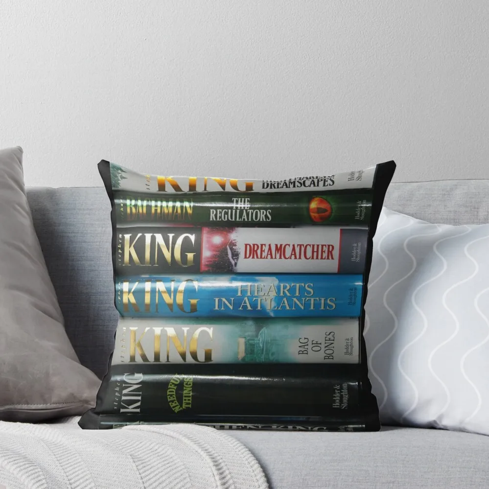 

Stephen King HC1 Throw Pillow Room decorating items Plaid Sofa pillow