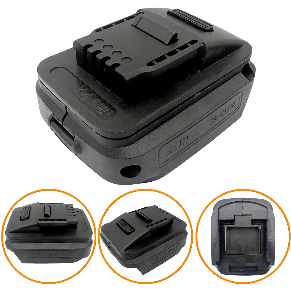 Adaptador de batería de iones de litio para baterías Makita 18V BL1830 BL1860 a convertidor de herramientas Worx 20V para herramientas eléctricas Worx Orange de 4 pines