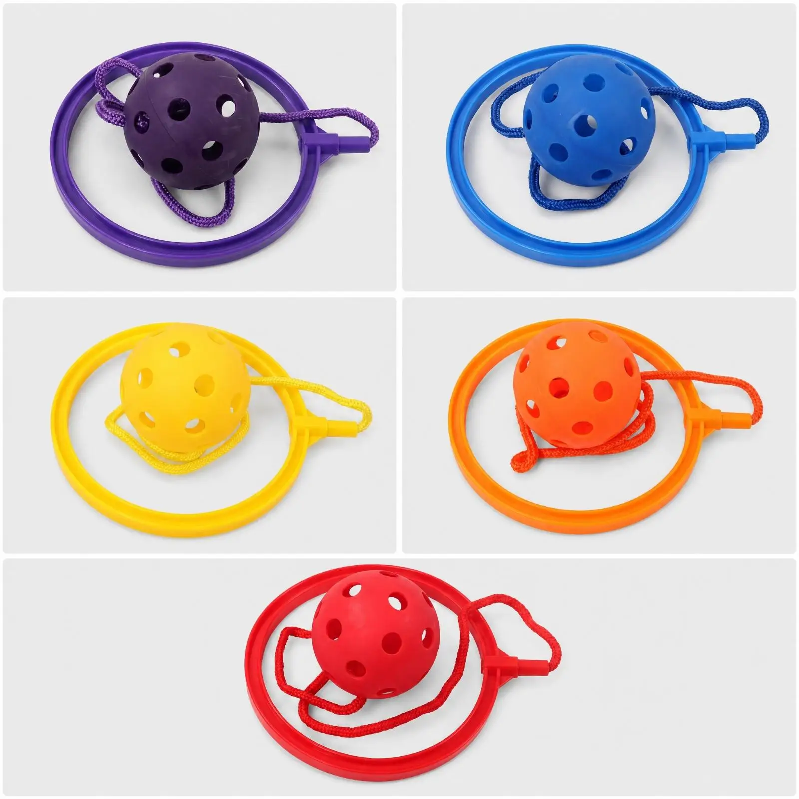 Lightweight Foot Coordination Trainer Ball with Loop for Children Play
