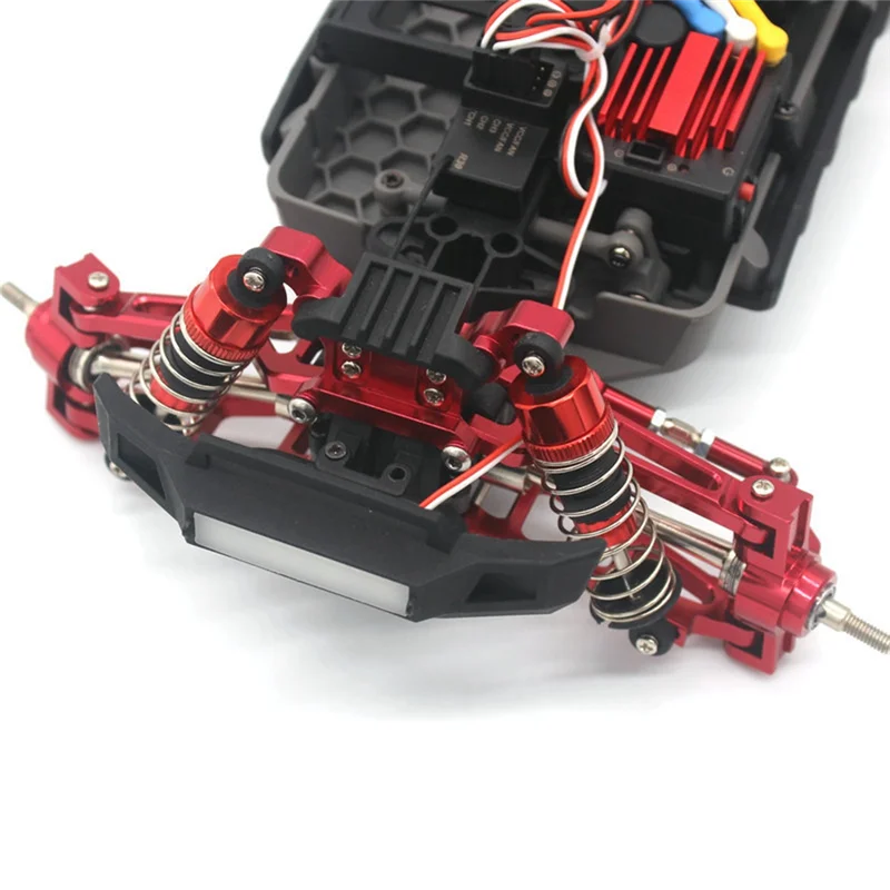 Ensemble de veilleuses de direction de bras de suspension en métal, kit de pièces de mise à niveau de voiture RC, MJX Hyper Go 16207 16208 16209 16210 H16 1/16, 1