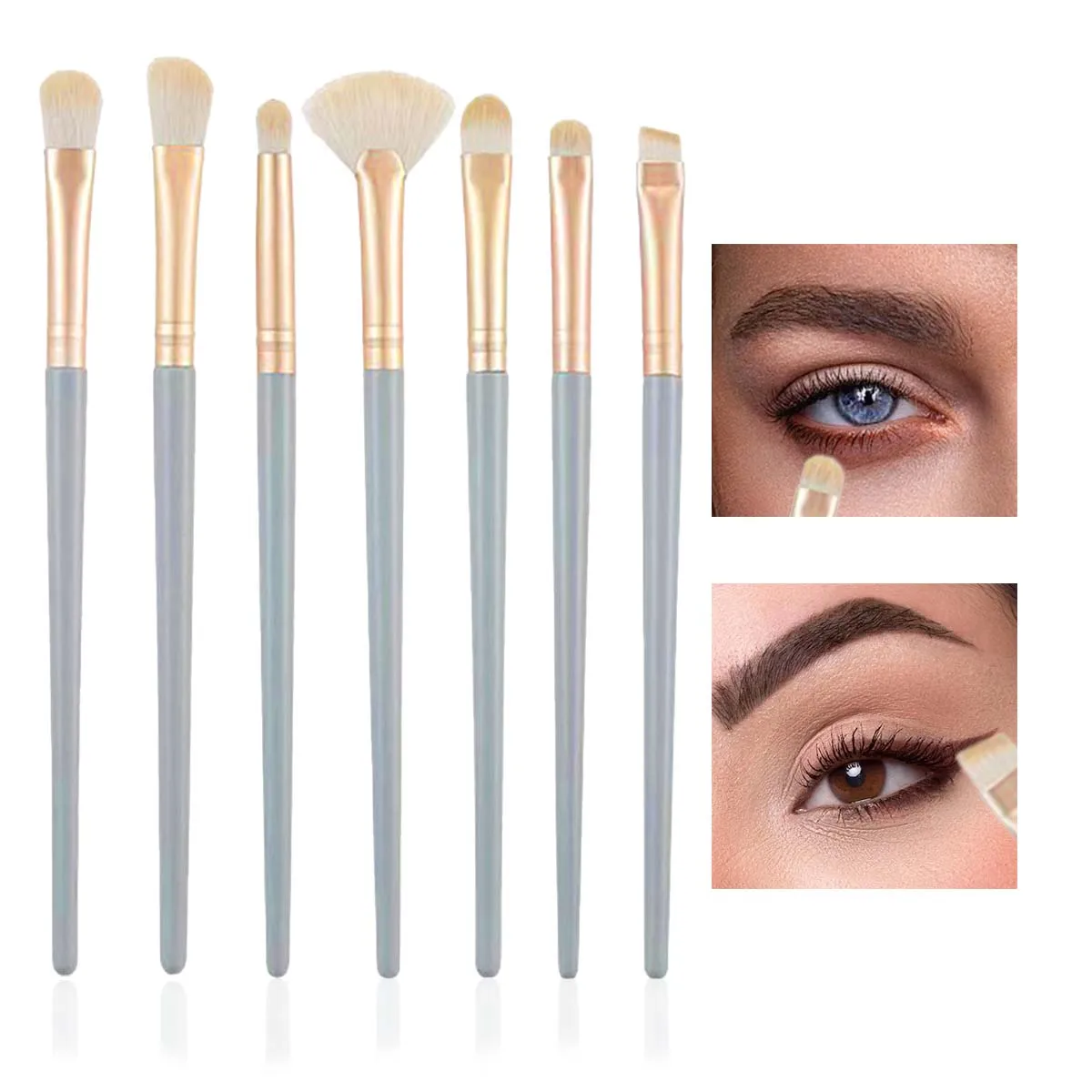 

Набор косметических кистей Blue Bridge из 10 предметов — супермягкая основа, рассыпчатая пудра, кисти для теней для век для макияжа, новинки